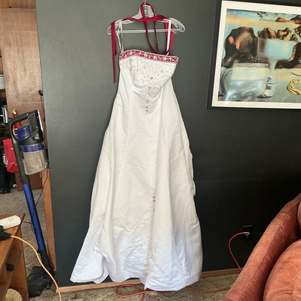 Alfred Angelo 1516 Wedding Dress Size 14 *Worn*
